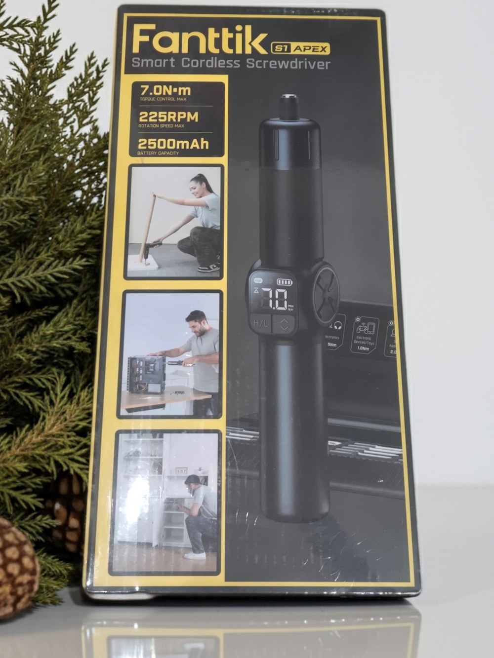 Fanttik S1 Apex Cordless Electric Screwdriver with 8 Torque Settings & LED Light